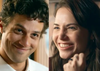 Pedro (à esquerda) e Adriana (à direita) em Quem Ama Cuida.