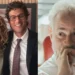 Pedro abraçado com Carla (à esquerda) e Ademir pensativo (à direita) em Quem Ama Cuida.