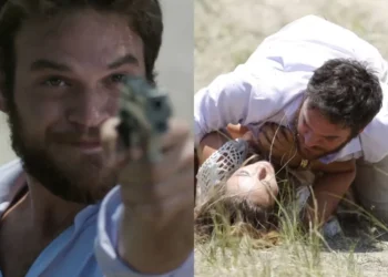 Pedro e Melissa em Além do Tempo. (Foto: reprodução/Globo)
