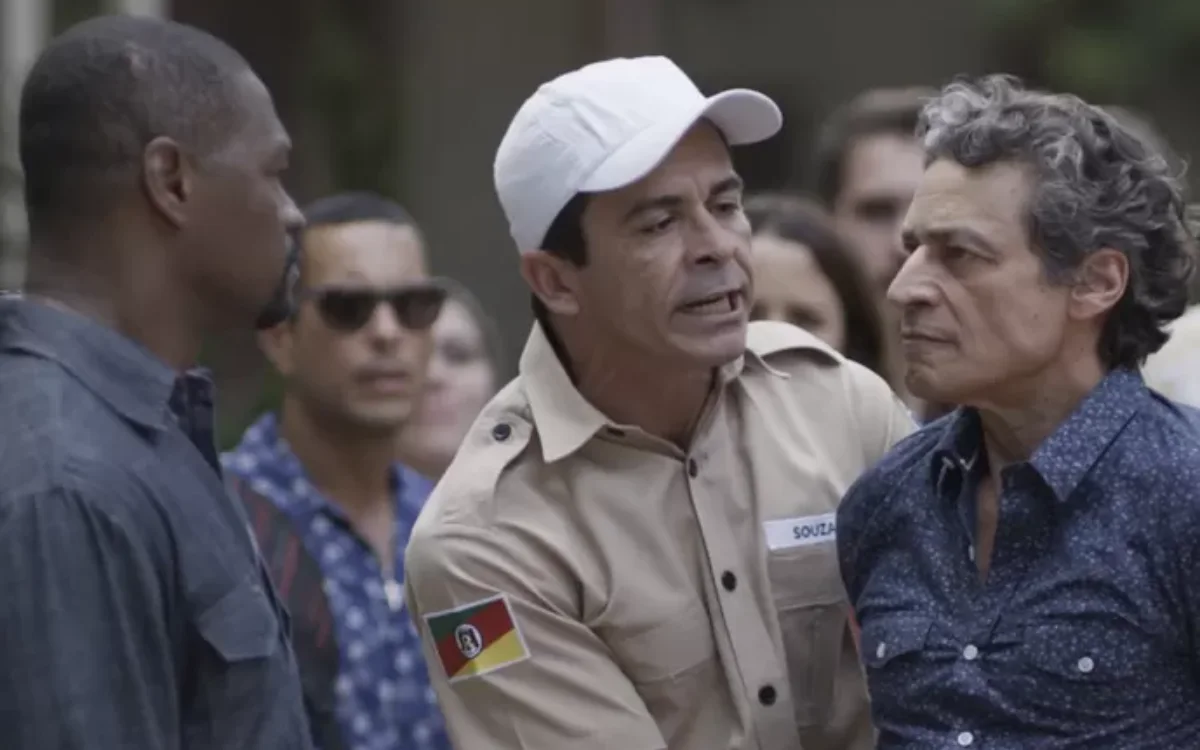 Raul e Bento em Além do Tempo. (Foto: reprodução/Globo)
