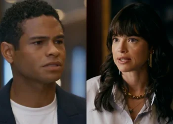 Tiago e Ingrid em Quem Ama Cuida. (Foto: reprodução/Globo)