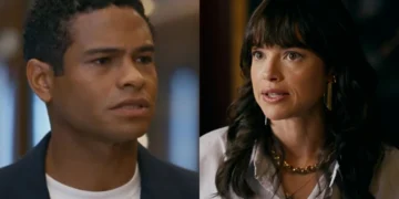 Tiago e Ingrid em Quem Ama Cuida. (Foto: reprodução/Globo)