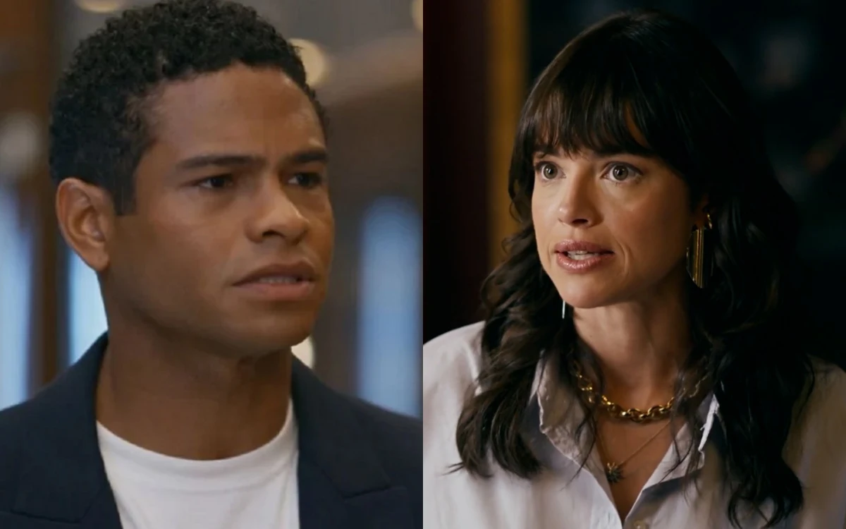 Tiago e Ingrid em Quem Ama Cuida. (Foto: reprodução/Globo)