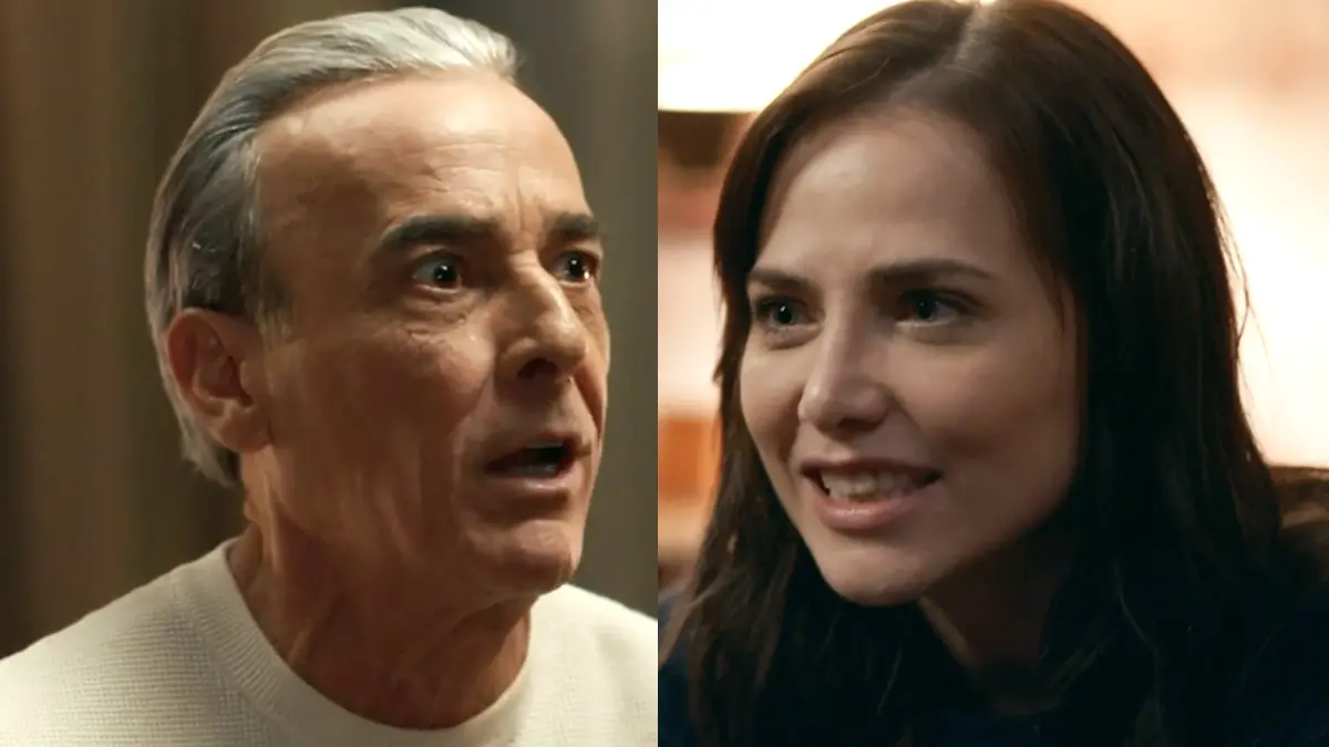 Ulisses (à esquerda) e Adriana (à direita) em Quem Ama Cuida.