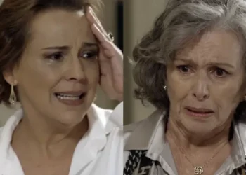 Além do Tempo: Emília revela a Vitória que é sua filha e a idosa fica em choque: “Cresci te odiando”