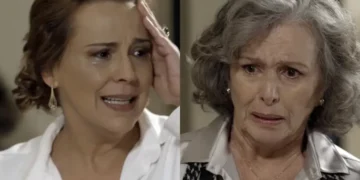 Além do Tempo: Emília revela a Vitória que é sua filha e a idosa fica em choque: “Cresci te odiando”