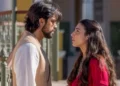 Omar (Rodrigo Simas) e Salma (Rayssa Bratillieri) em A Nobreza do Amor (Foto: Beatriz Damy/Globo)