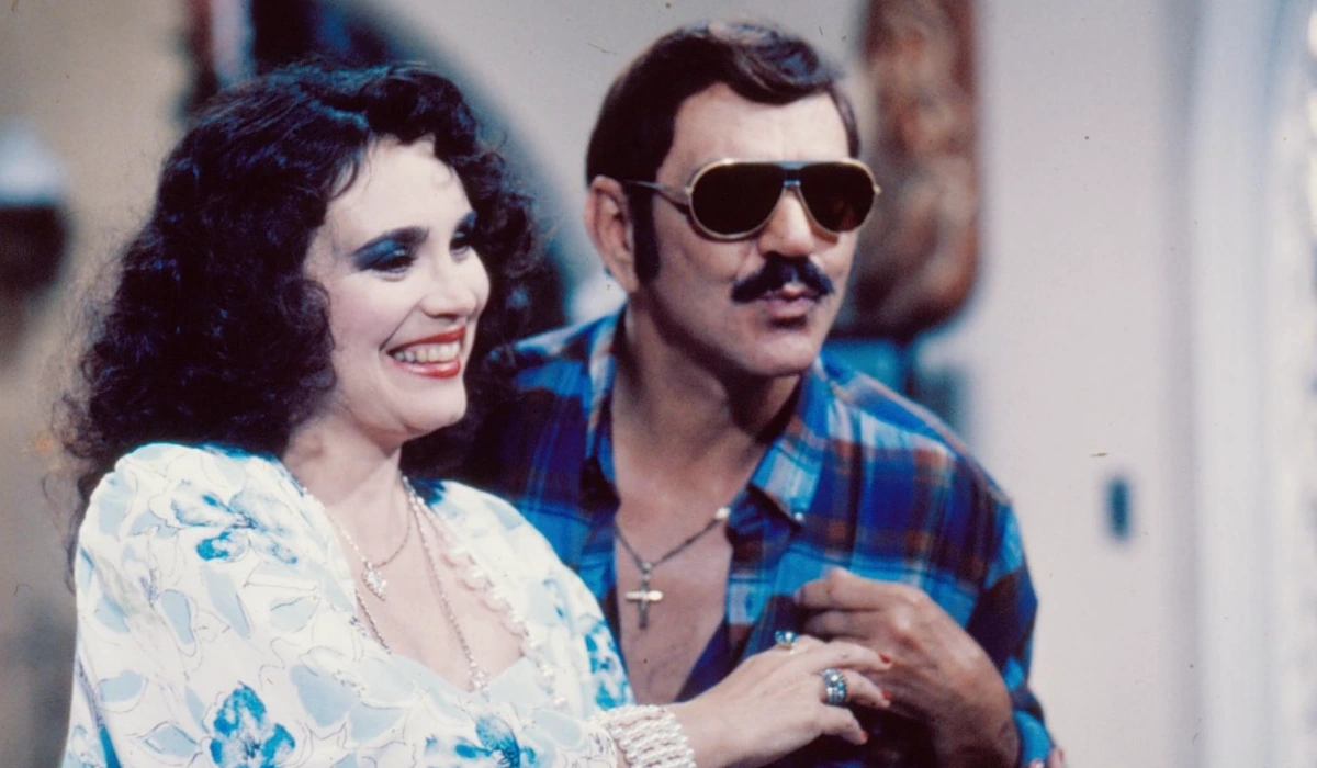 Viúva Porcina (Regina Duarte) e Sinhozinho Malta (Lima Duarte) em Roque Santeiro (Foto: Divulgação/Globo)