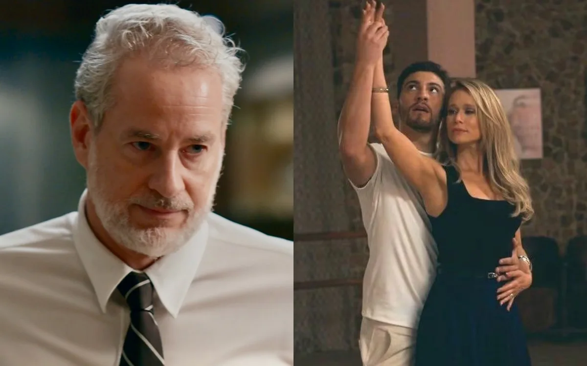 Ademir, André e Dora em Quem Ama Cuida. (Foto: reprodução/Globo)