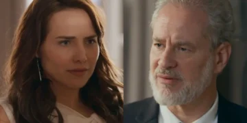 Adriana e Ademir em Quem Ama Cuida. (Foto: reprodução/Globo)