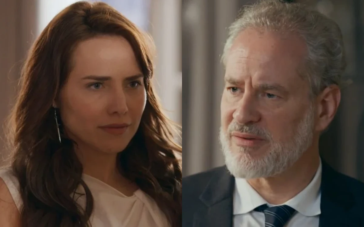 Adriana e Ademir em Quem Ama Cuida. (Foto: reprodução/Globo)