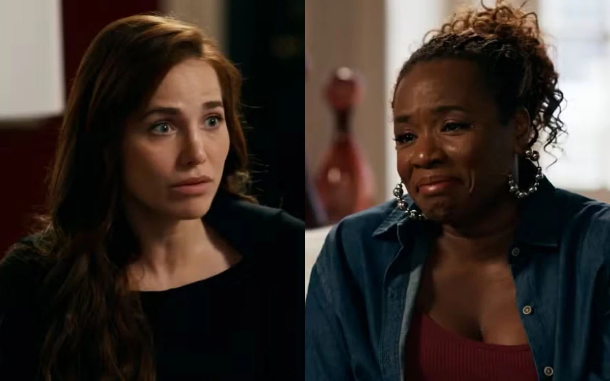 Adriana e Rosa em Quem Ama Cuida. (Foto: reprodução/Globo)