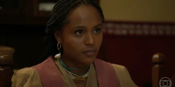 Alika em cena da novela A Nobreza do Amor.