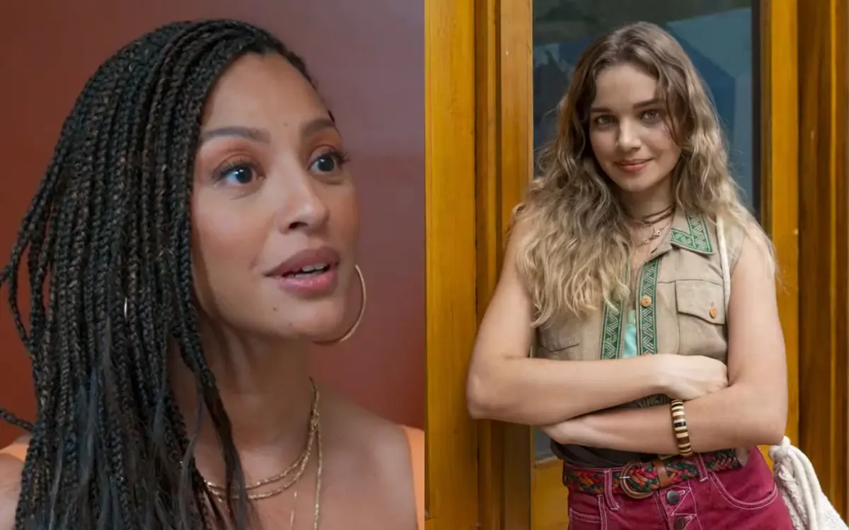 Bela e Lia em Por Você. (Foto: reprodução/Globo/Estevam Avelar)