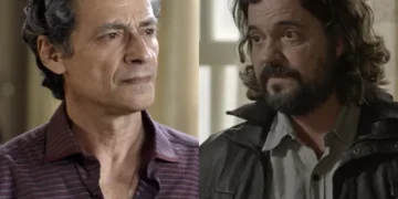 Bento e Bernardo em Além do Tempo. (Foto: reprodução/Globo)