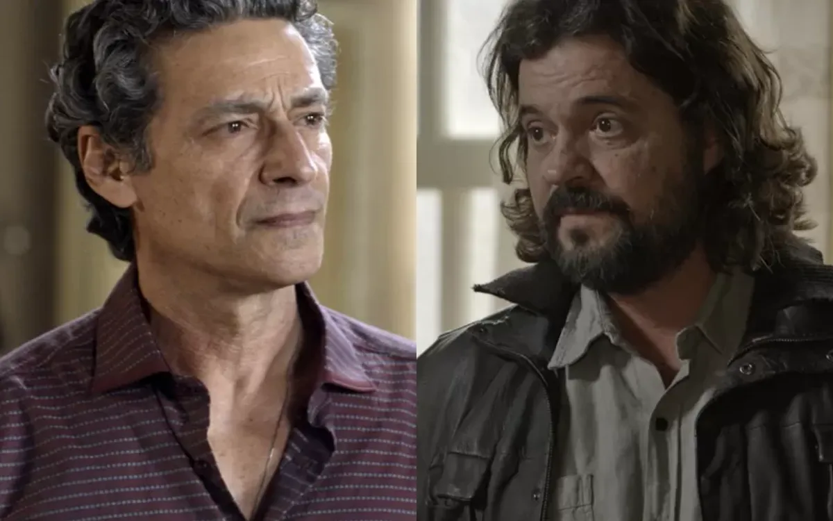 Bento e Bernardo em Além do Tempo. (Foto: reprodução/Globo)