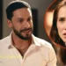 César (à esquerda) e Adriana destacada em um círculo (à direita) em Quem Ama Cuida.