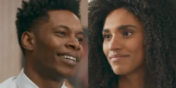 Cléber (à esquerda) e Elenice (à direita) em Quem Ama Cuida.