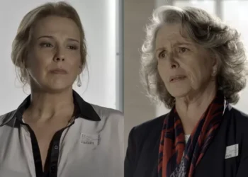 Emília e Vitória em Além do Tempo. (Foto: reprodução/Globo)