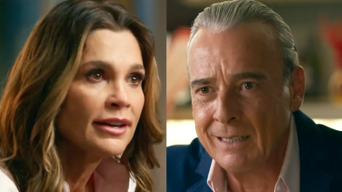 Fábia (à esquerda) e Ulisses (à direita) em Quem Ama Cuida.