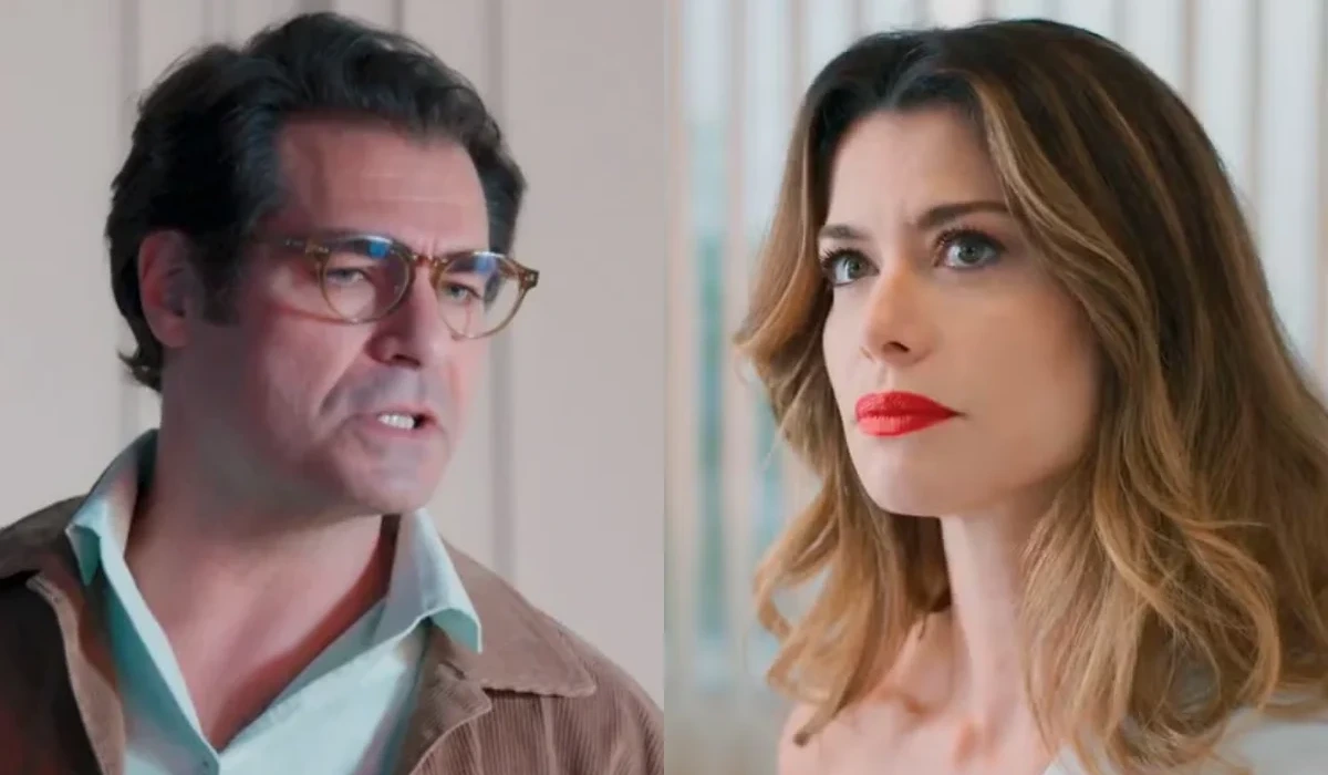 Gabriel (Thiago Lacerda) e Vanessa (Alinne Moraes) em Por Você (Foto: Reprodução/TV Globo)