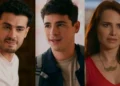 Fernando (Pedro Alves), Mau Mau (João Victor Gonçalves) e Adriana (Letícia Colin) Quem Ama Cuida (Foto: Reprodução/TV Globo)