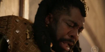 Jendal (Lázaro Ramos) em A Nobreza do Amor (Foto: Reprodução/TV Globo)