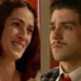 Maria Helena (à esquerda) sorrindo; Manoel (à direita) em cenas de A Nobreza do Amor.