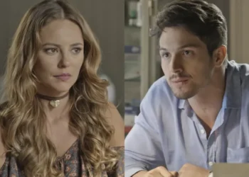 Melissa e Roberto em Além do Tempo. (Foto: reprodução/Globo)