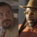Mirinho (Nicolas Prattes) e Jendal (Lázaro Ramos) em A Nobreza do Amor (Foto: Reprodução/TV Globo)