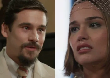 Mirinho e Virgínia em A Nobreza do Amor. (Foto: reprodução/Globo)