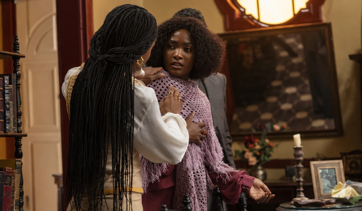 Niara (Erika Januza) fica doente em A Nobreza do Amor (Foto: Gabriel Vaguel/Globo)