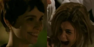 Nina e Carminha em Avenida Brasil. (Foto: reprodução/Globo)