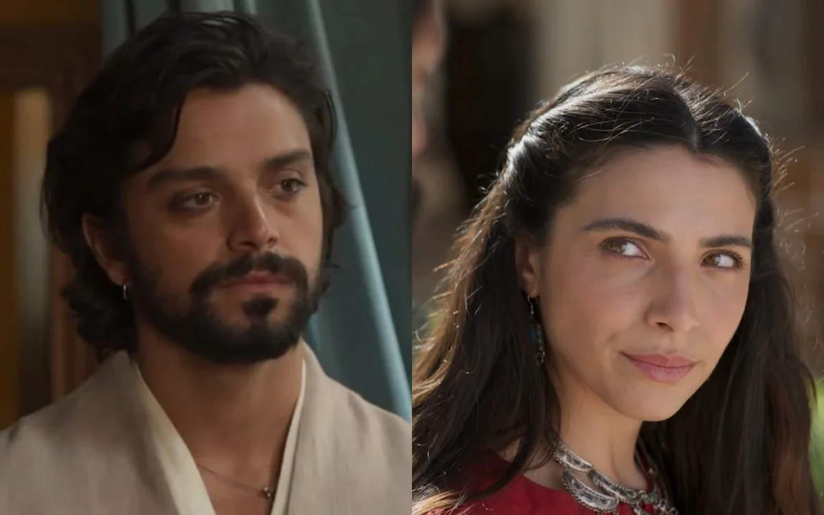 Salma e Omar em A Nobreza do Amor. (Foto: reprodução/Globo)