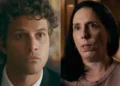 Pedro (à esquerda) e Adélia (à direita) em Quem Ama Cuida.
