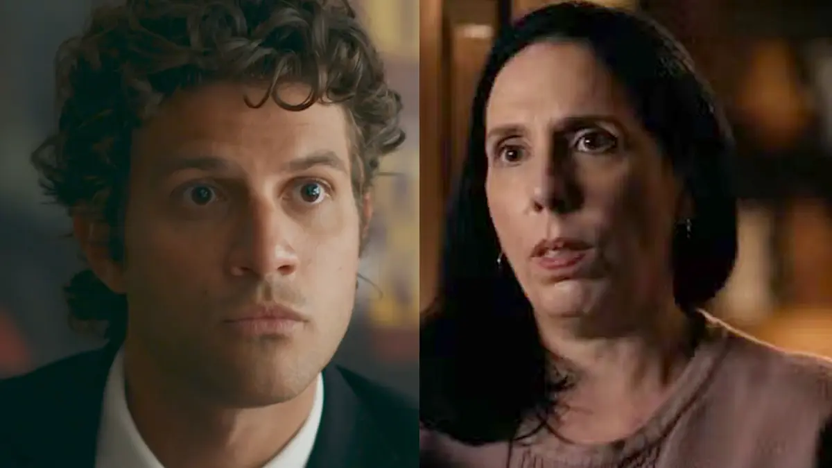 Pedro (à esquerda) e Adélia (à direita) em Quem Ama Cuida.