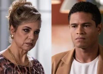 Pilar e Tiago em Quem Ama Cuida. (Foto: reprodução/Globo)