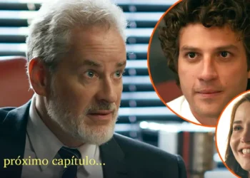 Ademir, Pedro e Adriana em cenas de Quem Ama Cuida.