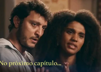 Tom e Elenice em cena da novela quem Ama Cuida.