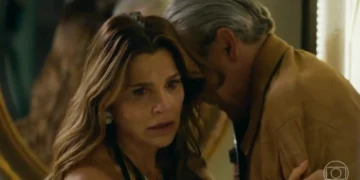 Fábia (Flávia Alessandra) e Ulisses (Alexandre Borges) em Quem Ama Cuida (Foto: Reprodução/TV Globo)
