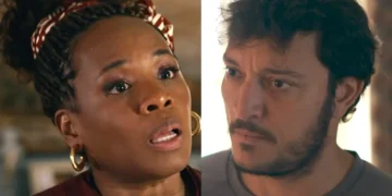 Rosa (à esquerda) e Tom (à direita) em Quem Ama Cuida.