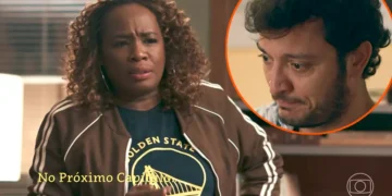 Rosa (à esquerda) e Tom (à direita) em cenas de Quem Ama Cuida.