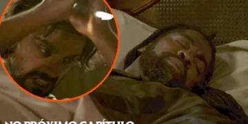 Omar prestes a atacar Jendal em A Nobreza do Amor.