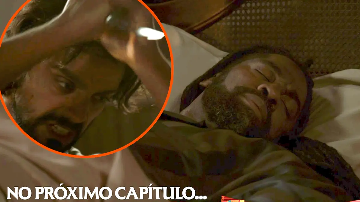 Omar prestes a atacar Jendal em A Nobreza do Amor.