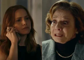 Adriana e Diná em Quem Ama Cuida. (Foto: reprodução/Globo)