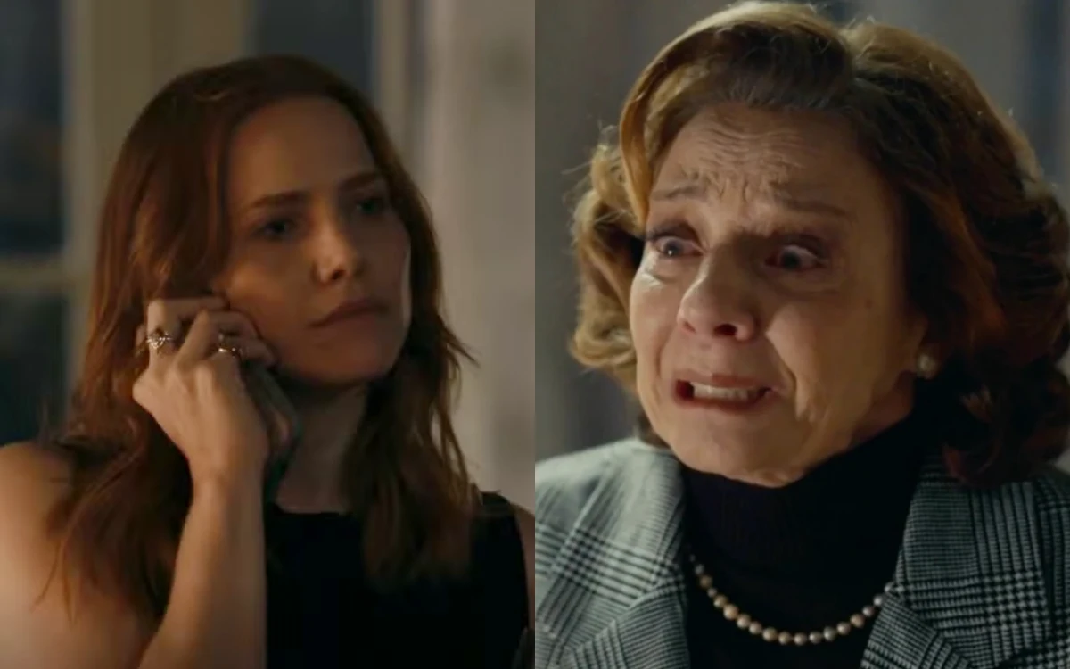 Adriana e Diná em Quem Ama Cuida. (Foto: reprodução/Globo)