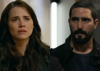 Adriana (Letícia Colin) e Heitor (Renato Góes) em Quem Ama Cuida (Foto: Reprodução/TV Globo)