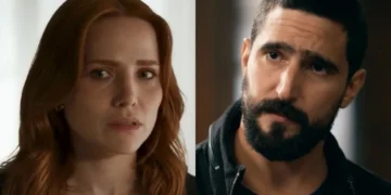 Adriana e Heitor em Quem Ama Cuida. (Foto: reprodução/Globo)