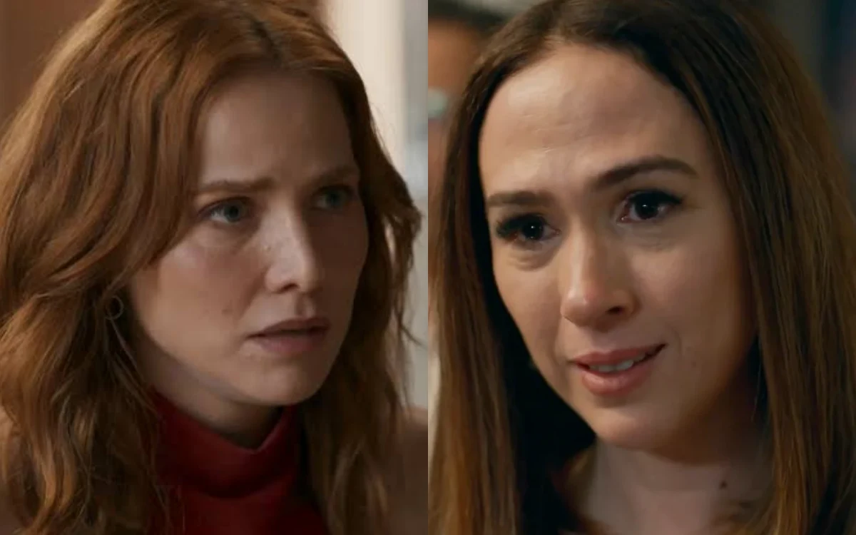 Adriana e Brigitte em Quem Ama Cuida. (Foto: reprodução/Globo)
