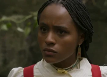 Alika (Duda Santos) em A Nobreza do Amor (Foto: Reprodução/TV Globo)